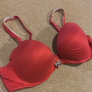 Red Women's Bra - ok condition.  Bundle for free with $10 purchase